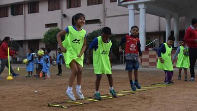 Photo Gallery: Glimpses from the inauguration of a fourth football school in association with DBMS High School