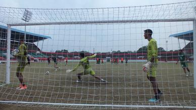 Squad's training session at JRD Tata Sports Complex