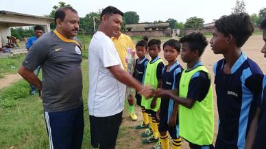 Mr. Kundan Chandra's visit to TSRDS Center in Chanpi, Potka.