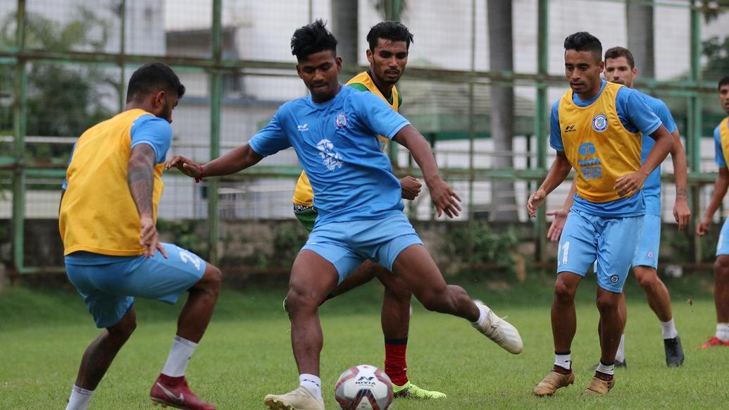 Jamshedpur FC squad sweat it out in an intense training session