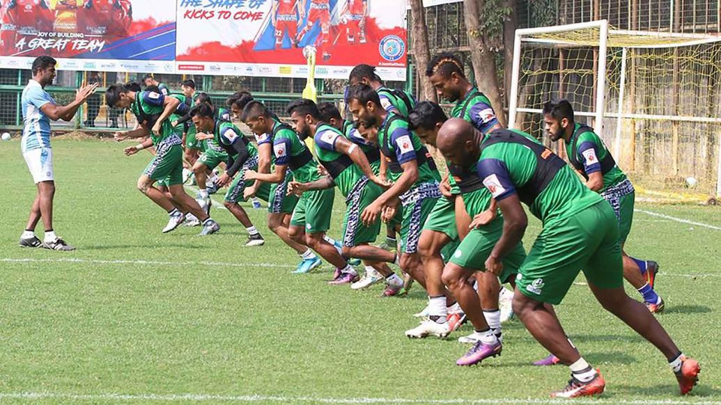 Training resumes in Jamshedpur