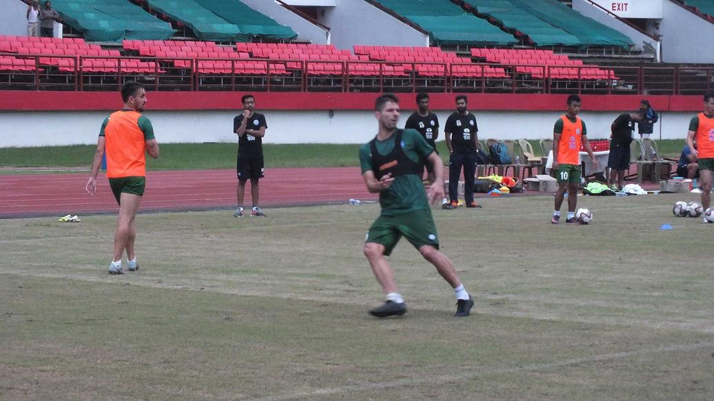 Squad's training session at JRD Tata Sports Complex