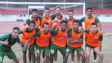 Squad's training session at JRD Tata Sports Complex