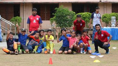 Over 500 kids attend Grassroots Festival at DBMS High School, Kadma Over 500 kids attend Grassroots Festival at DBMS High School, Kadma