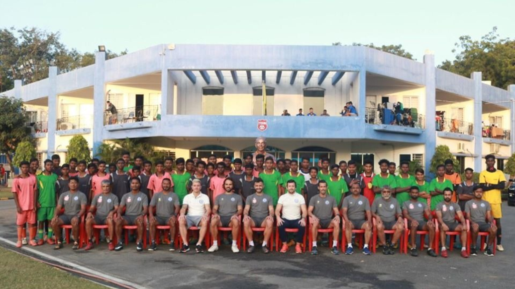 50 young football stars train under the guidance of Jamshedpur FC First Team 50 young football stars train under the guidance of Jamshedpur FC First Team