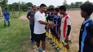 Mr. Kundan Chandra's visit to TSRDS Center in Chanpi, Potka.