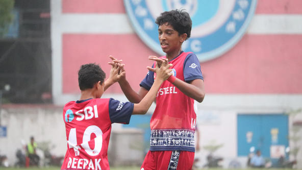 जमशेदपुर FC U14 ने SP वन फाउंडेशन को 7-0 से हराकर कायम रखा अपना दबदबा