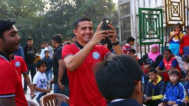 Tim Cahill visits our Football School at Loyola. Tim Cahill visits our Football School at Loyola.
