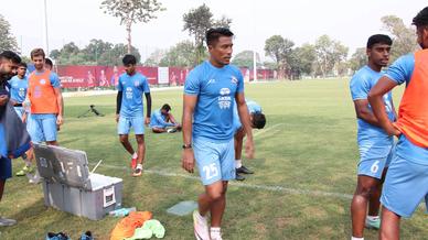 Jamshedpur FC are all set to host NorthEast United FC at the Furnace Jamshedpur FC are all set to host NorthEast United FC at the Furnace