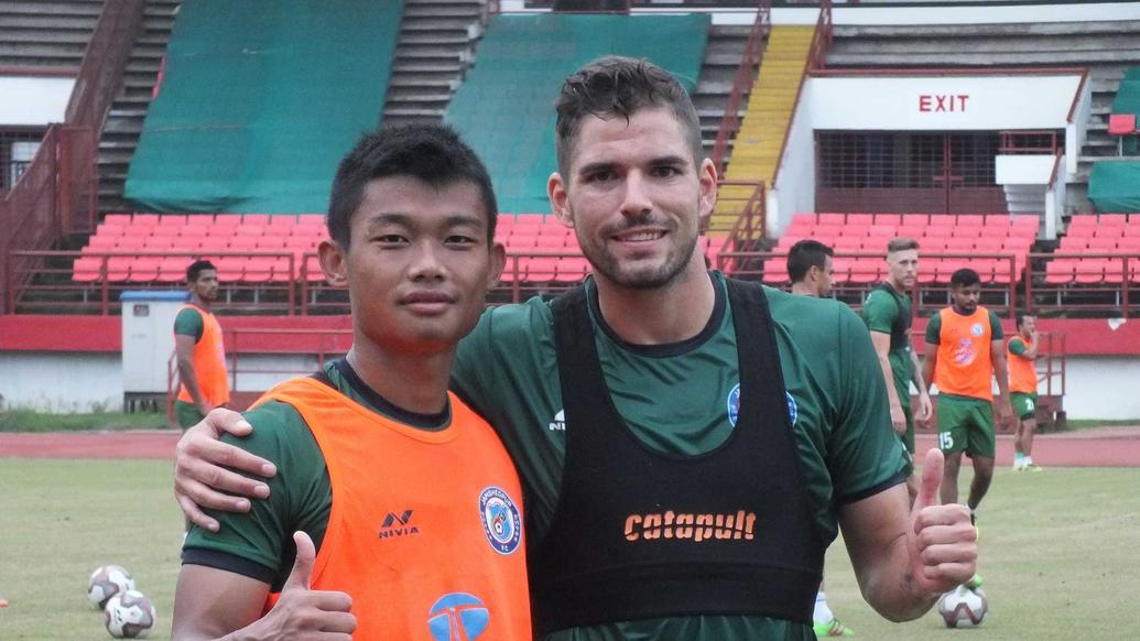 Squad's training session at JRD Tata Sports Complex