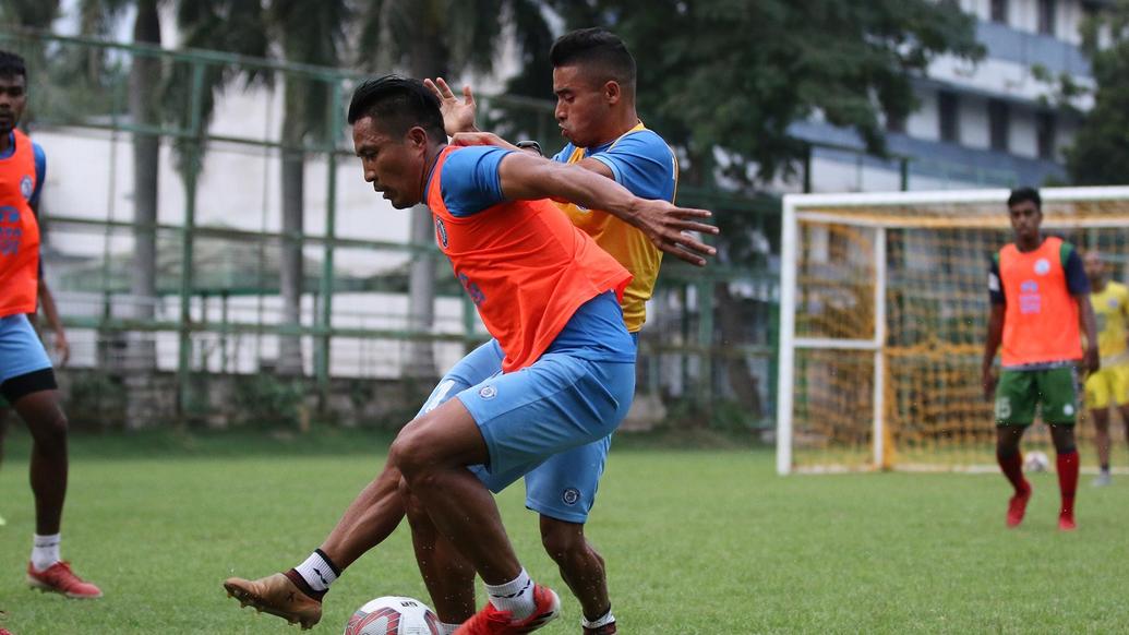 Jamshedpur FC squad sweat it out in an intense training session