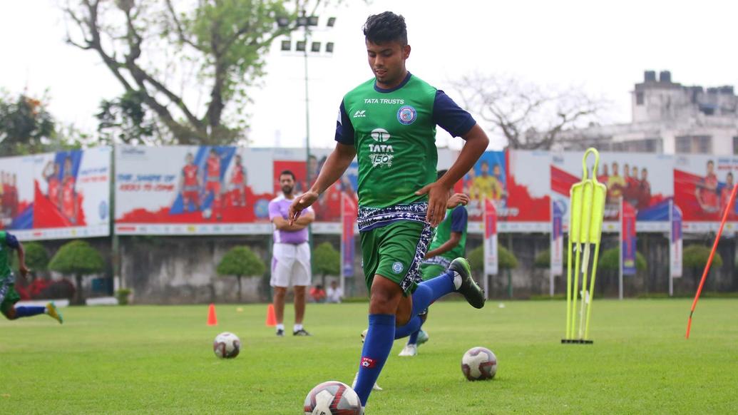 Reserves practice ahead of match with Imphal's Trau FC