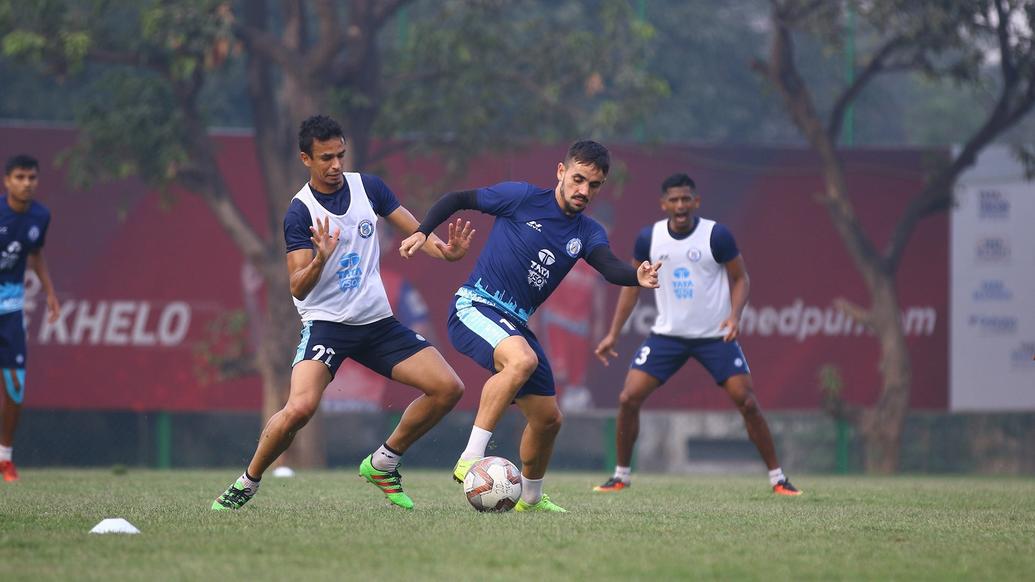 Jamshedpur FC continue the hard work in training after an important victory over Chennaiyin FC .