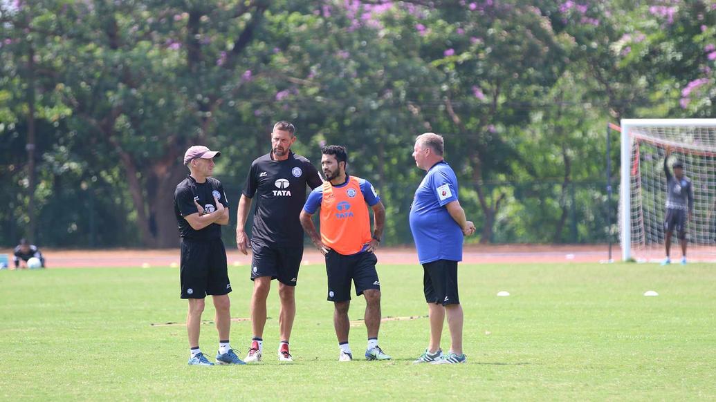 Jamshedpur FC's final training session ahead of #JFCvFCG Jamshedpur FC's final training session ahead of #JFCvFCG