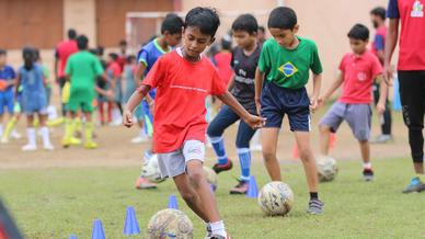 Over 500 kids attend Grassroots Festival at DBMS High School, Kadma Over 500 kids attend Grassroots Festival at DBMS High School, Kadma