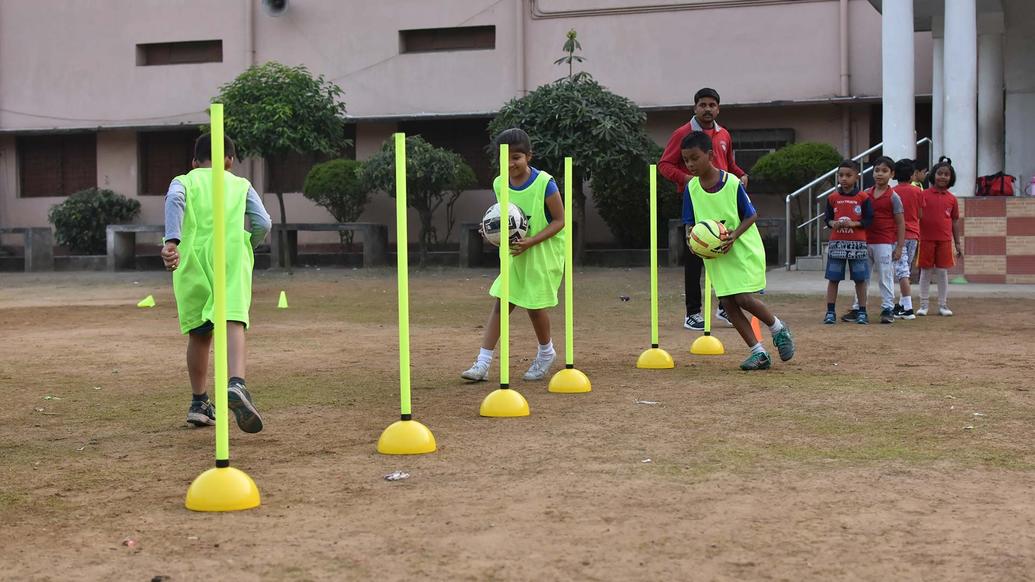 Photo Gallery: Glimpses from the inauguration of a fourth football school in association with DBMS High School Photo Gallery: Glimpses from the inauguration of a fourth football school in association with DBMS High School