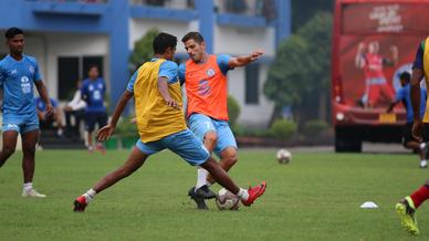 Jamshedpur FC squad sweat it out in an intense training session