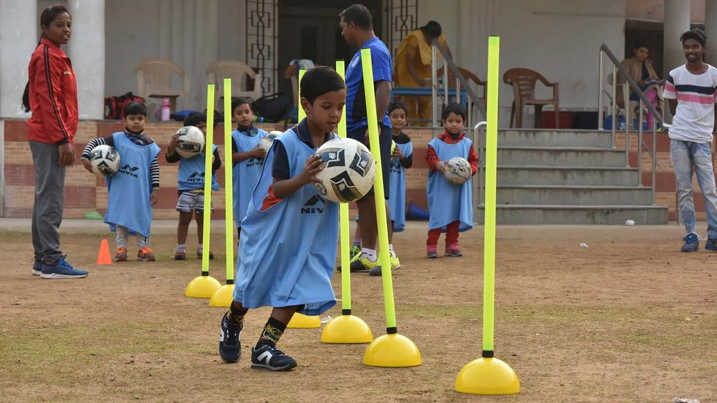 Photo Gallery: Glimpses from the inauguration of a fourth football school in association with DBMS High School