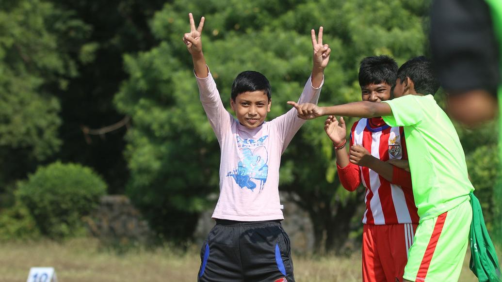 Grassroots Workshop with the kids from DAV Bistupur