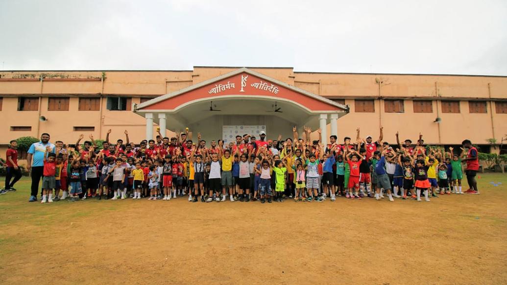 Over 500 kids attend Grassroots Festival at DBMS High School, Kadma Over 500 kids attend Grassroots Festival at DBMS High School, Kadma