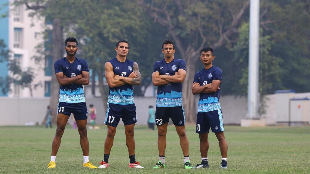 Jamshedpur FC continue the hard work in training after an important victory over Chennaiyin FC . Jamshedpur FC continue the hard work in training after an important victory over Chennaiyin FC .