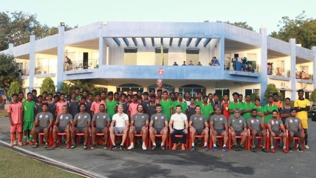 50 young football stars train under the guidance of Jamshedpur FC First Team 50 young football stars train under the guidance of Jamshedpur FC First Team