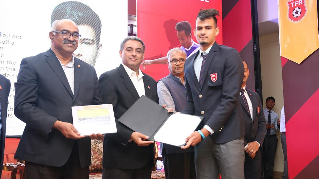 Convocation ceremony for the 13th batch of Tata Football Academy