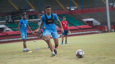 Jamshedpur FC's first day of training at the JRD Tata Sports Complex