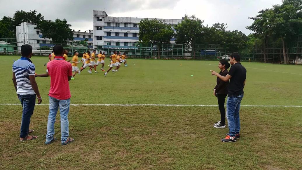 Fans witness team training at Tata Football Academy Fans witness team training at Tata Football Academy