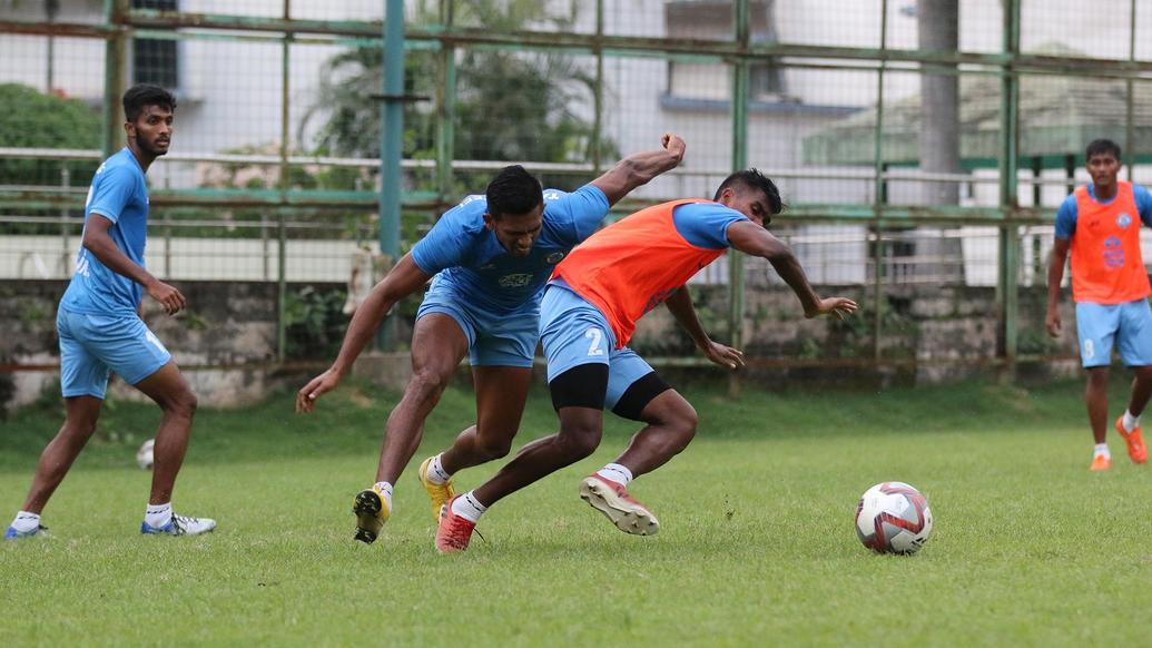 Jamshedpur FC squad sweat it out in an intense training session