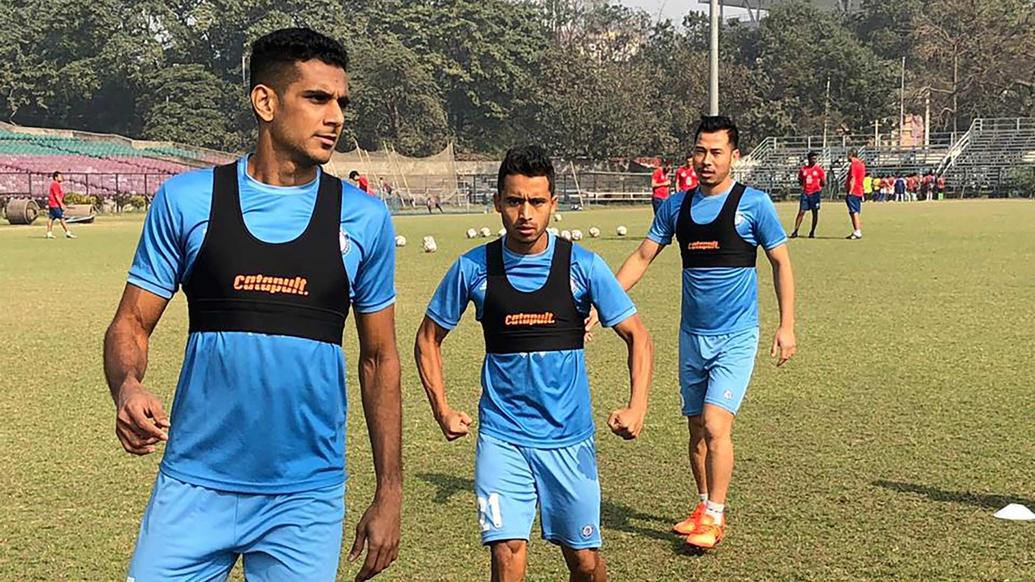 Jamshedpur FC squad have reached Kolkata and are preparing for the clash on Sunday