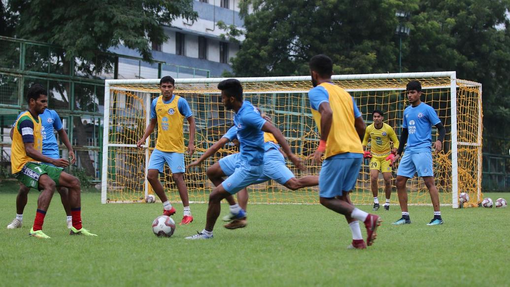 Jamshedpur FC squad sweat it out in an intense training session