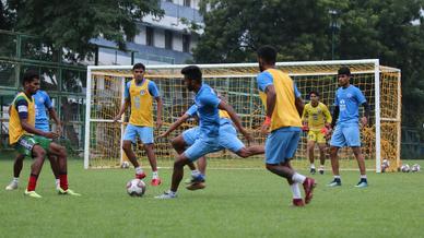 Jamshedpur FC squad sweat it out in an intense training session