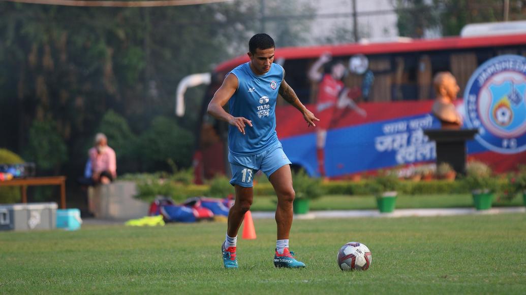 Jamshedpur FC squad training ahead of a tough match against FC Goa