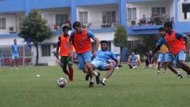 Jamshedpur FC squad sweat it out in an intense training session