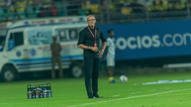 The Men of Steel captured in action from the Jawaharlal Nehru Stadium, Kochi 📸 The Men of Steel captured in action from the Jawaharlal Nehru Stadium, Kochi 📸
