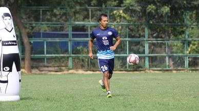 Jamshedpur FC players slog it out in the training session
