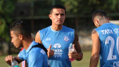 Jamshedpur FC squad training ahead of a tough match against FC Goa