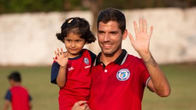 Pablo, Farukh and Augustin visit RVS Academy Football School for knowledge sharing