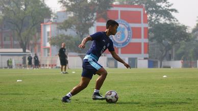 Jamshedpur FC continue the hard work in training after an important victory over Chennaiyin FC .