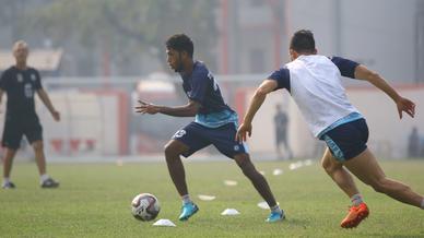 Jamshedpur FC continue the hard work in training after an important victory over Chennaiyin FC . Jamshedpur FC continue the hard work in training after an important victory over Chennaiyin FC .