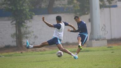 Jamshedpur FC continue the hard work in training after an important victory over Chennaiyin FC .