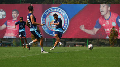 Jamshedpur FC prepare for the all-important clash against Mumbai City FC Jamshedpur FC prepare for the all-important clash against Mumbai City FC