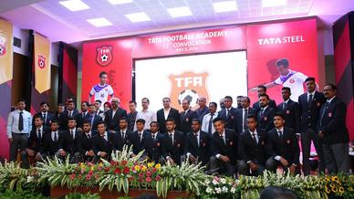 Convocation ceremony for the 13th batch of Tata Football Academy