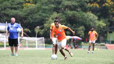 Jamshedpur FC's final training session ahead of #JFCvFCG Jamshedpur FC's final training session ahead of #JFCvFCG