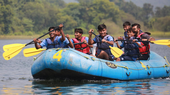 जमशेदपुर FC की यूथ टीमों ने डिमना लेक के TSAF सेंटर में एक एडवेंचर और बॉन्डिंग वाला दिन बिताया