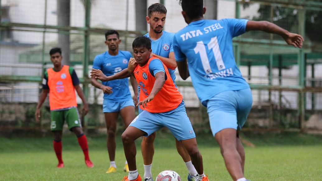 Jamshedpur FC squad sweat it out in an intense training session