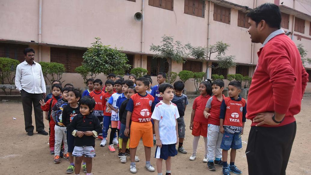 Photo Gallery: Glimpses from the inauguration of a fourth football school in association with DBMS High School Photo Gallery: Glimpses from the inauguration of a fourth football school in association with DBMS High School