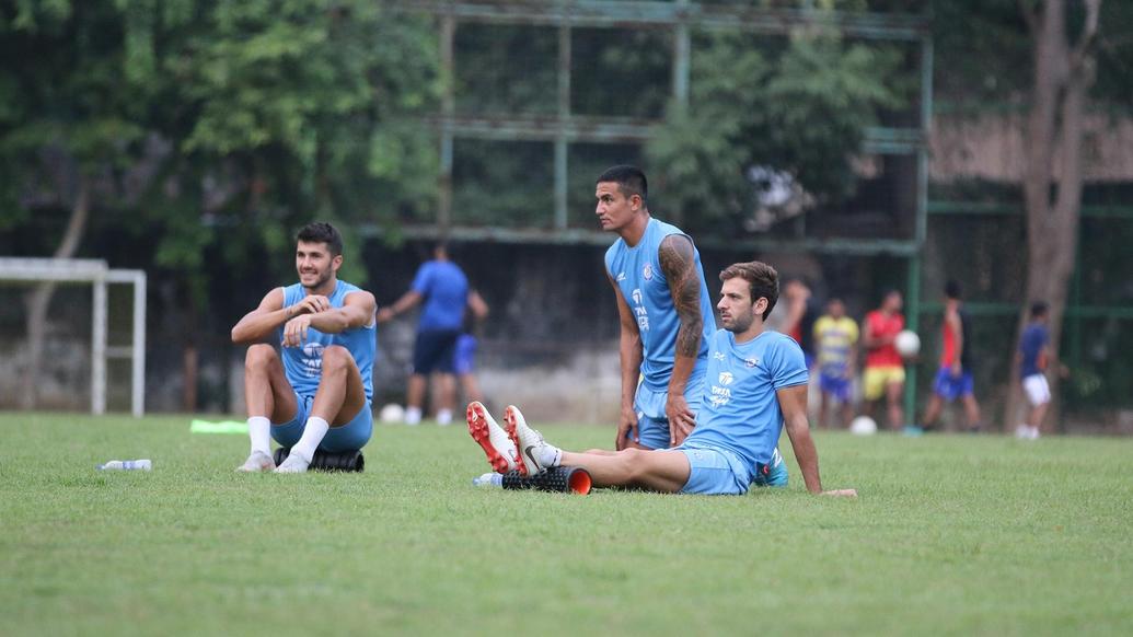 Jamshedpur FC squad sweat it out in an intense training session