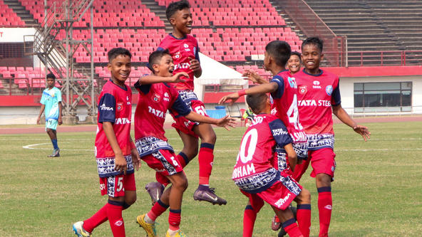 कार्तिक मरांडी और अशरफुल रहबर के लेट गोल से जमशेदपुर FC U14 ने सीजन के पहले मैच में 2-0 से जीत दर्ज की